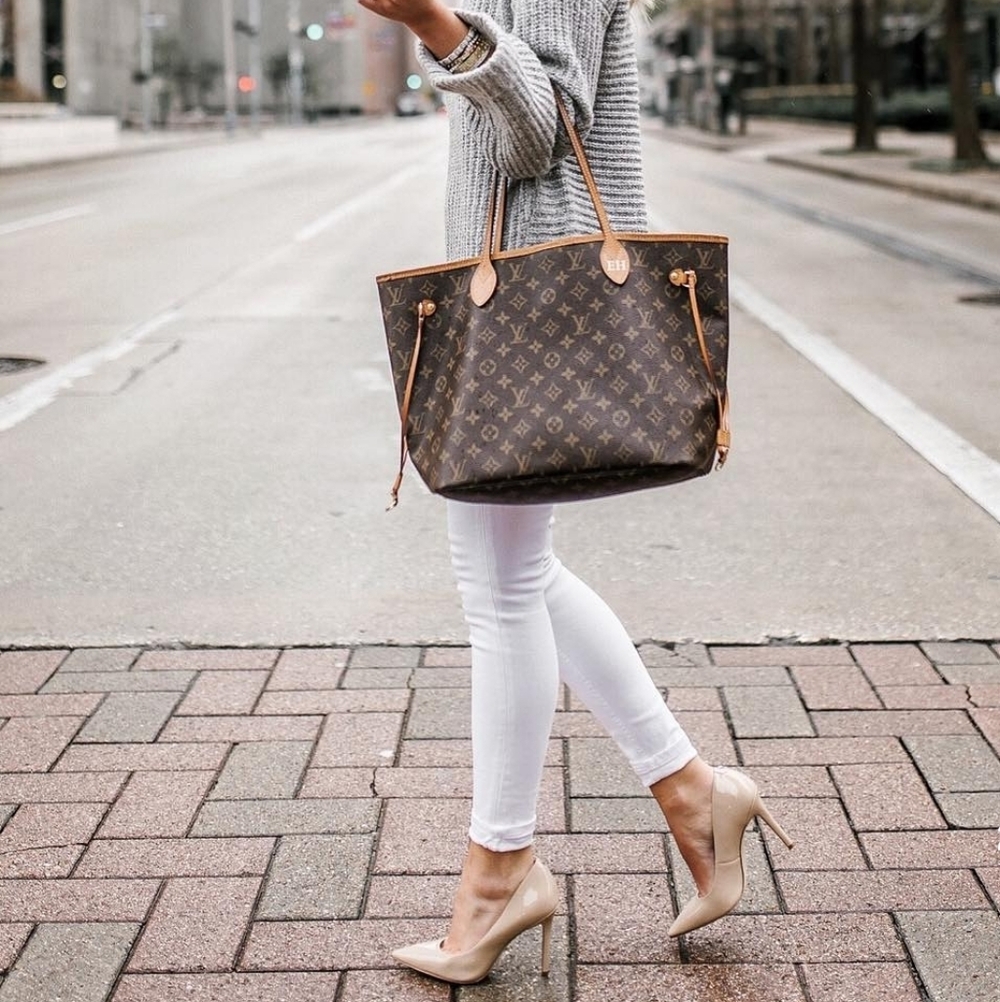 Authenticated Louis Vuitton LV NEVERFULL MM Brown Monogram Tote IN GOOD CONDITIO